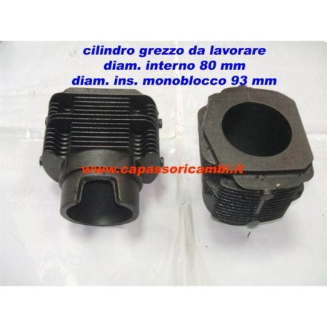 KIT COPPIA CILINDRI GREZZI FORO PICCOLO FIAT 500 126