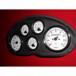 CRUSCOTTO VEGLIA COMPLETA 5 STRUMENTI CON RIVESTIMENTO IN PELLE