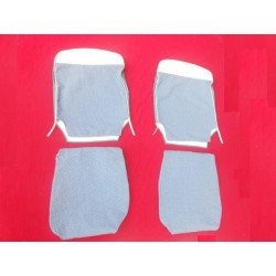KIT FODERE COMPLETE TESSUTO ANTERIORE E POSTERIORE FIAT 600  ALTA QUALITA