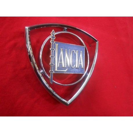 FREGIO CENTRALE LANCIA FLAVIA METALLO BLUE CONTORNO ORO