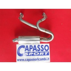 MARMITTA ACCAIO FIAT 126  PER VERI MOTORI AD ALTO RENDIMENTO