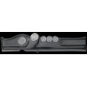 CRUSCOTTO LUNGO NERO 5 STRUMENTI 126