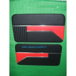 coppia pannelli nero rosso FIAT 500
