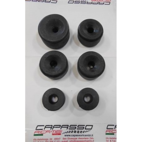 SERIE GOMMINI COMPLETA SUPPORTI CAMBIO ANTERIORI E LATERALE SCARICO LANCIA FULVIA COUPE SERIE GOMMINI COMPLETA SUPPORTI CAMBIO ANTERIORI E LATERALE SCARICO LANCIA FULVIA COUPE