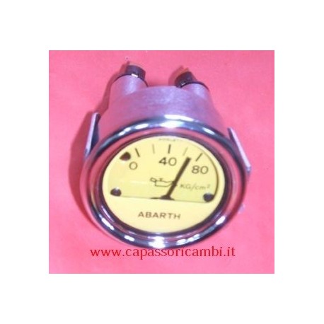 MANOMETRO PRESSIONE OLIO GIALLO FIAT 500 126