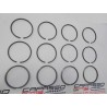 SERIE FASCE PISTONI   68,4   FIAT 1100 R  TAGLIO PISTONE   2.5