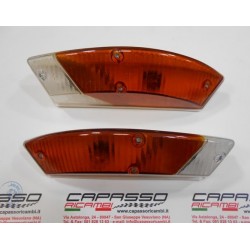 COPPIA FANALI FRECCIE ANTERIORE ALFAROMEO DUETTO OSSO DI SEPPIA 