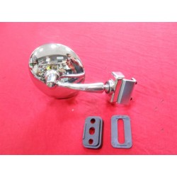 SPECCHIO ROTONDO CROMATO PIATTO FISSAG. A MORSETTO DIAM. COPPA CM. 11,5