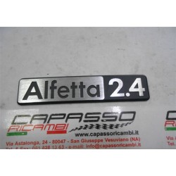 SCRITTA POSTERIORE ALFETTA 2.4