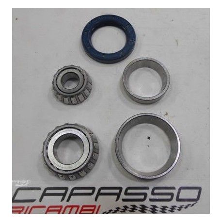 CUSCINETTO INTERNO ED ESTERNO COMPLETO DI PARAOLIO ANTERIORE FIAT 500 C BELVEDERE 