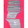 PANNELLI PORTA FIAT 131  SERIE COMPLETA  NERI