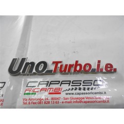 SCRITTA POSTERIORE FIAT UNO TURBO IE X FIAT UNO 1 SERIE