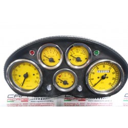 CRUSCOTTO FIAT 500 COMPLETO 5 STRUMENTI CON SIGLA GIANNINI VARIE COLORAZIONI