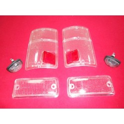 SERIE PLASTICHE FANALERIA FIAT 126 BIANCHE