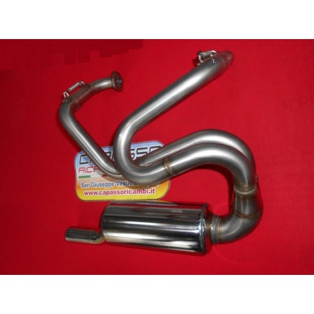 MARMITTA FIAT 126 ACCIAIO  INOX  ALTO RENDIMENTO