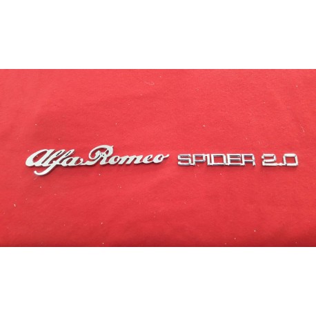 SCRITTE ALFAROMEO POSTERIORI DUETTO SPIDER 2.0
