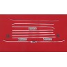 STRISCE MODONATURE FIAT 600 MULTIPLA SERIE COMPLETA