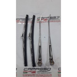 BRACCI SPAZZOLE TERGI FIAT 124 SPIDER CROMATI