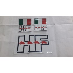 SERIE ADESIVI LATERALI E POSTERIORI LANCIA FULVIA HF
