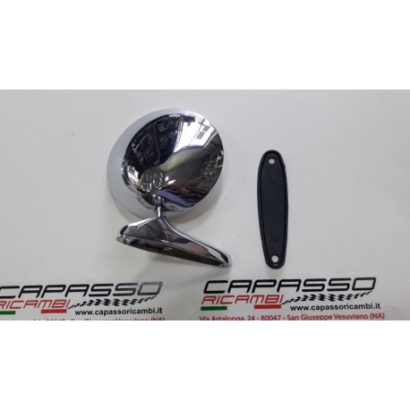 ROUND MIRROR CHROME FIXING SCREW WITH LOGO ALFA