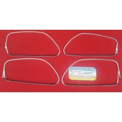 RASCHIAVETRI PORTE POSTERIORI INTERNI E ESTERNI  FIAT 1100 MODELLO 103