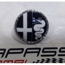 LOGO EMBLEMA ALFAROMEO PER COPPA RUOTA IN ACCIAIO