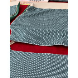 TAPPEZZERIA FIAT 600 (MODELLO IN TESSUTO COLORE VERDE)