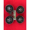 CERCHI RUOTA FIAT 500 126 ATTACCO 4 X 98 NERI DIAMANTI