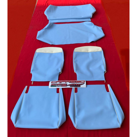 TAPPEZZERIA SELLERIA COMPLETO FIAT 500 D (CELESTE CIELO)