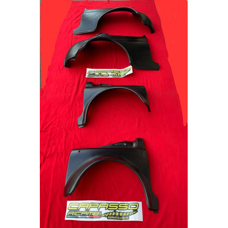 KIT PARAFANGHI ANTERIORI  FIAT 500 ...CARREGGIANTA LARGA  IN LAMIERA 3 CM 