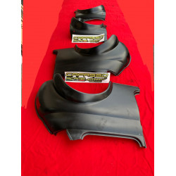 KIT PARAFANGHI ANTERIORI  FIAT 500 ...CARREGGIANTA LARGA  IN LAMIERA 3 CM 
