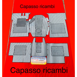 TAPPETI FIAT 1100 GRIGI SERIE COMPLETA