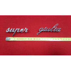 SCRITTA ALFAROMEO POSTERIORE SUPER GIULIA
