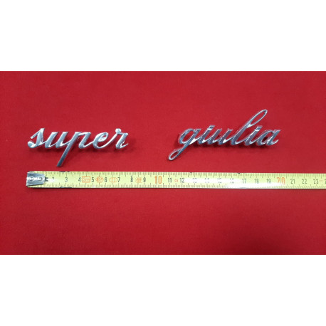 SCRITTA ALFAROMEO POSTERIORE SUPER GIULIA