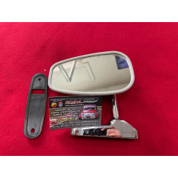 RECTANGULAR MIRROR CHROME FIXING SCREW WITH LOGO ALFA