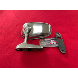 RECTANGULAR MIRROR CHROME FIXING SCREW WITH LOGO ALFA