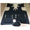 TAPPETI PRIMO INPIANTO FIAT 500F TOTALE 5 PEZZI