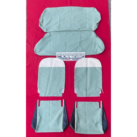 TAPPEZZERIA SELLERIA COMPLETA FIAT 500 D VERDE
