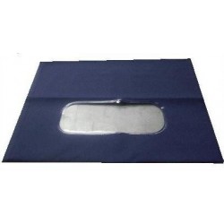 TELA CAPOTE FIAT 500 F/L/R IN PELLE CON OBLO'