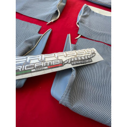 TAPPEZZERIA SELLERIA FIAT 600 IN TESSUTO STELLINE COLORE BLUE