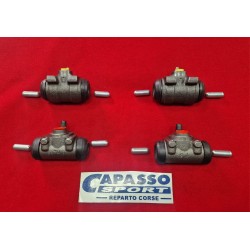 CILINDRETTI FRENO ANTERIORE E POSTERIORE FIAT 1100 (MODELLO CON GANASCIE ALLUMINIO)