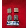 PASTIGLIE FRENO PATTINI FRENO ANTERIORE ALFAROMEO GIULIA PRIMA SERIE INPIANTO DUNLOP