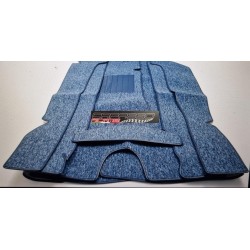 TAPPETO PREFORMATO MOQUETTA FIAT 124 SPIDER CELESTE DAL 1966 AL 1982
