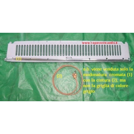 mononatura alluminio per fissagio capote FIAT 500 D mononatura alluminio per fissagio capote FIAT 500 D