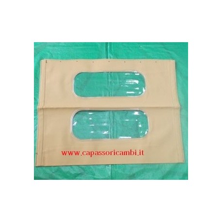 TELA CAPOTE CON DUE OBLO FIAT 500 F L R 