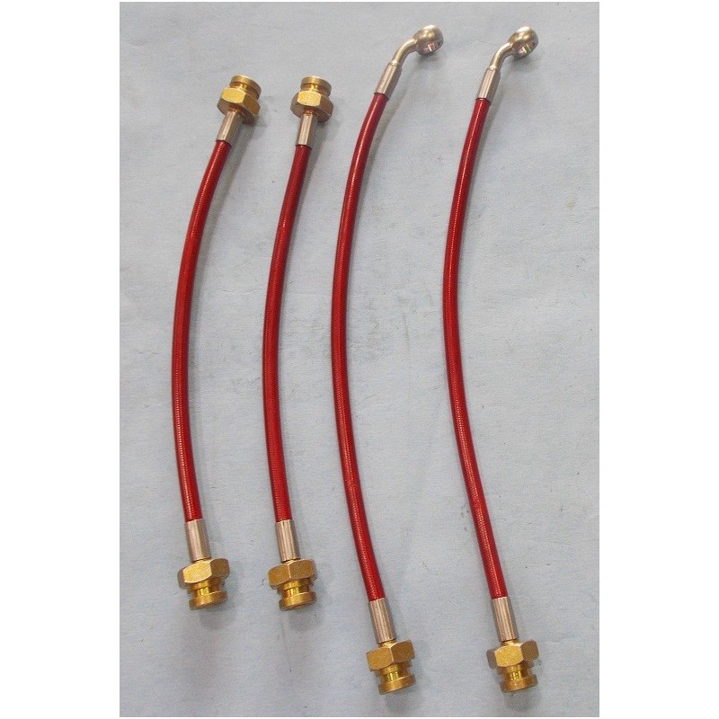 KIT COMPLETO TUBI FRENO IN RAME FIAT 500 GIARDINIERA Base L R (vedi Note - Foto 6