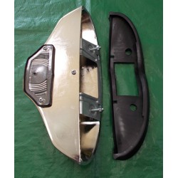 FANALINO TARGA ACCAIO CROMATO FIAT 500 600