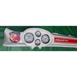 CRUSCOTTO ABARTH 500   126 CON MANOMETRI DIAMETRO 80 E 52