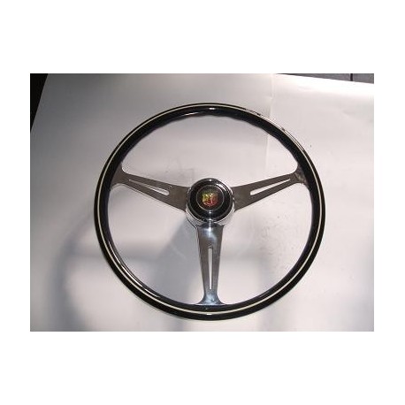 Abarth black chrome wheel spokes