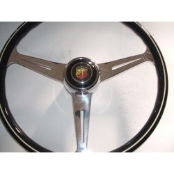 Abarth black chrome wheel spokes
